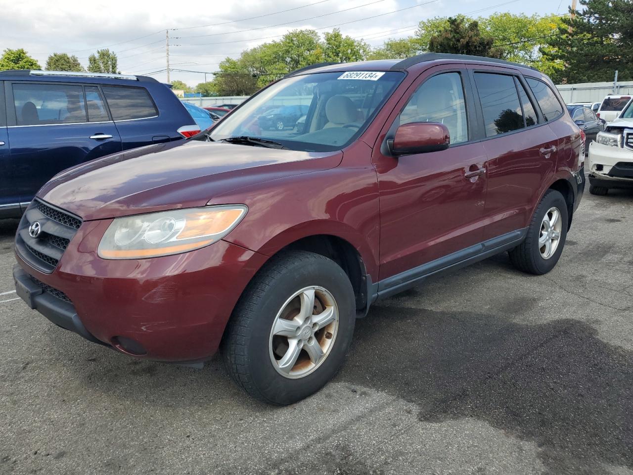 2008 Hyundai Santa Fe Gls VIN: 5NMSG13D38H200388 Lot: 68291134