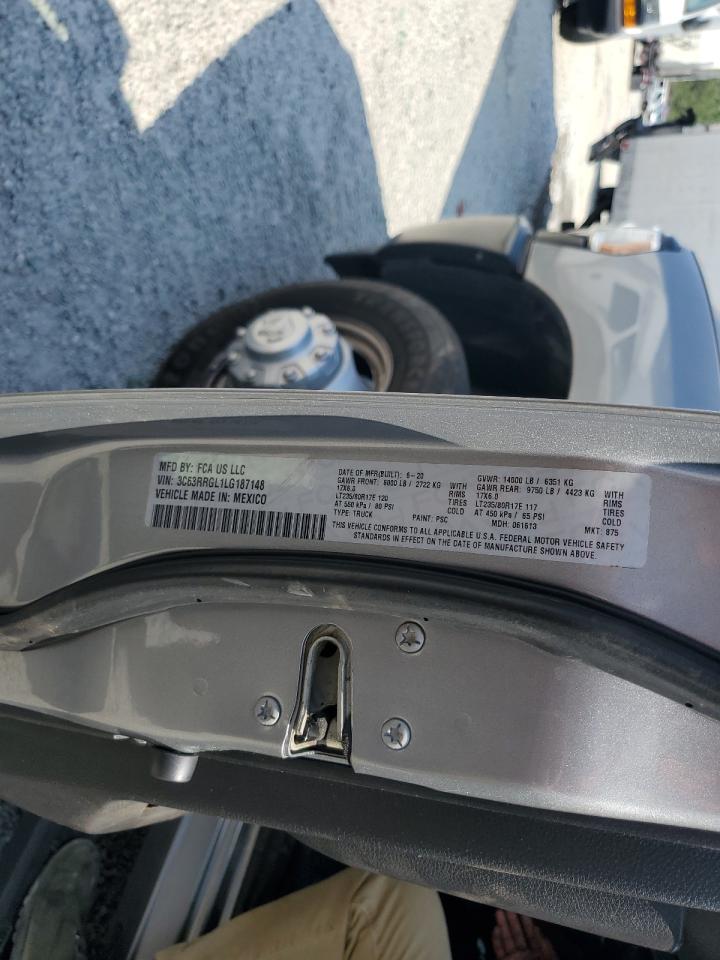 2020 Ram 3500 Tradesman VIN: 3C63RRGL1LG187148 Lot: 66546094