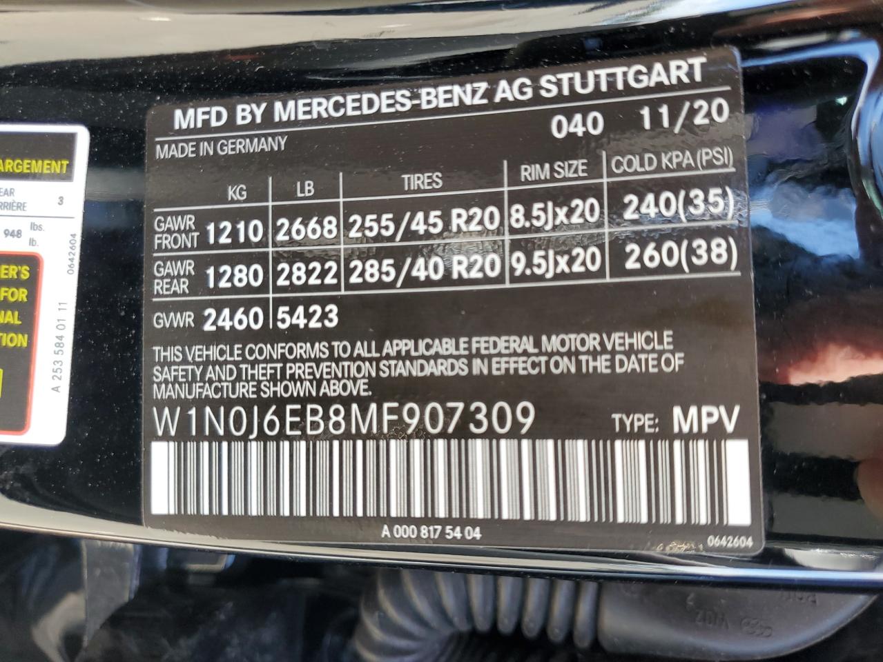 W1N0J6EB8MF907309 2021 MERCEDES-BENZ GLC - Image 14