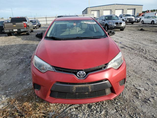  TOYOTA COROLLA 2015 Red