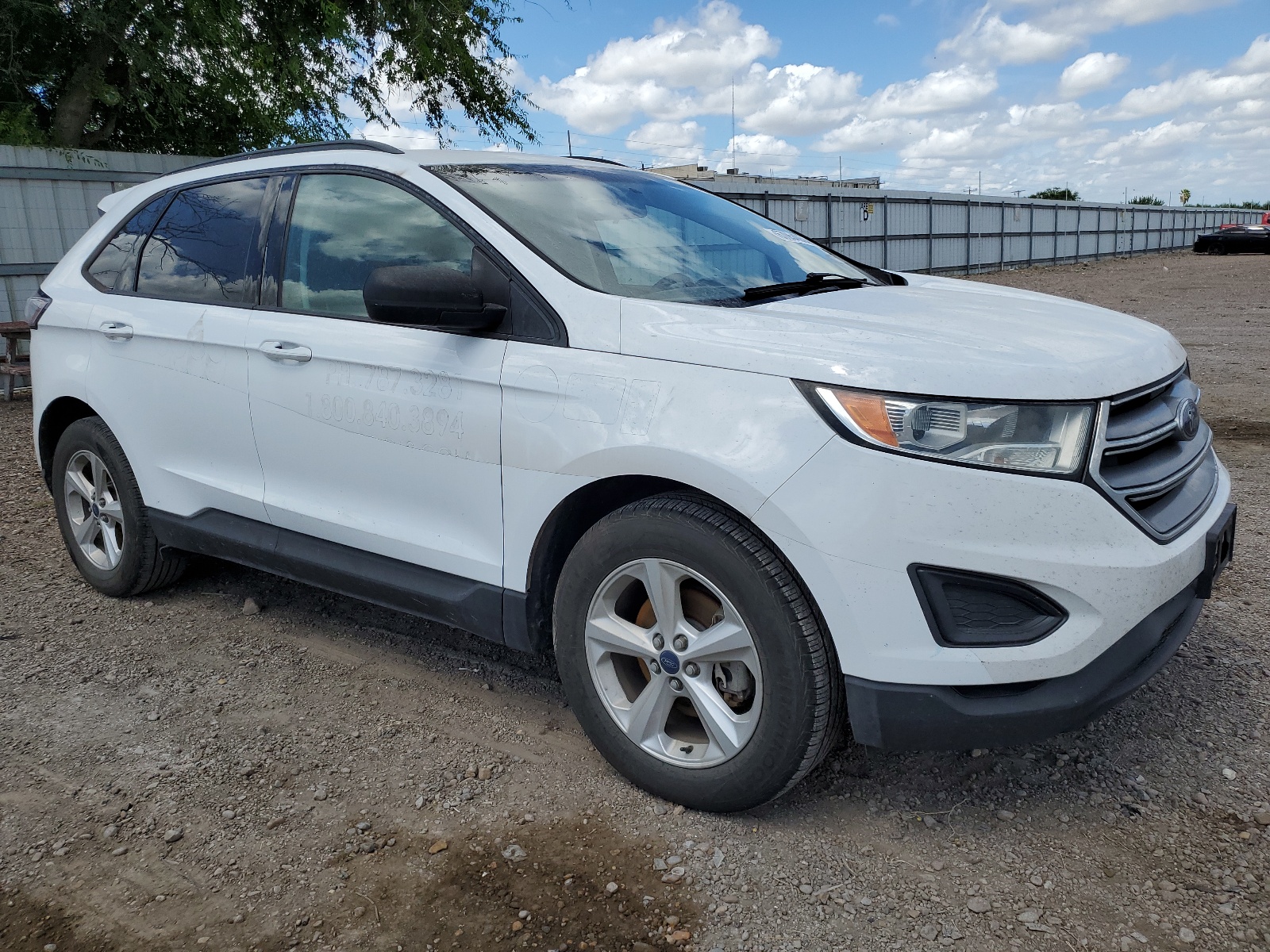 2016 Ford Edge Se vin: 2FMPK3G90GBB93852