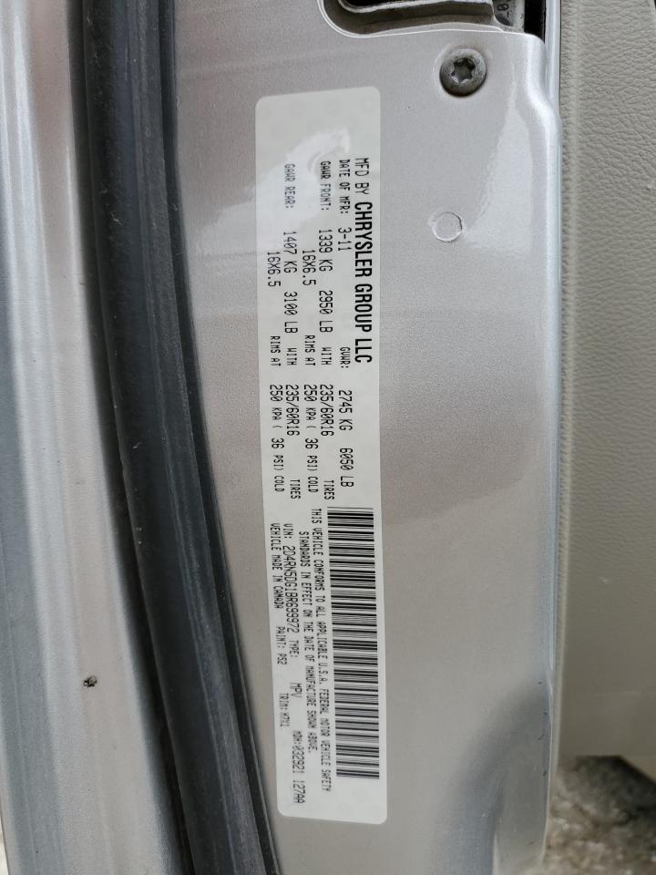 2D4RN5DG1BR699972 2011 Dodge Grand Caravan Crew