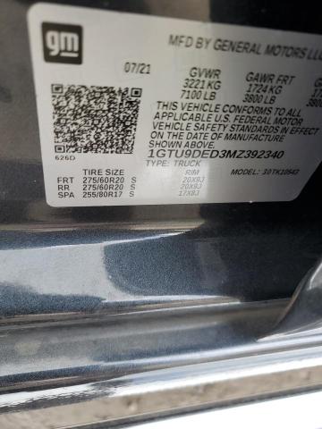 1GTU9DED3MZ392340 GMC Sierra K15 12