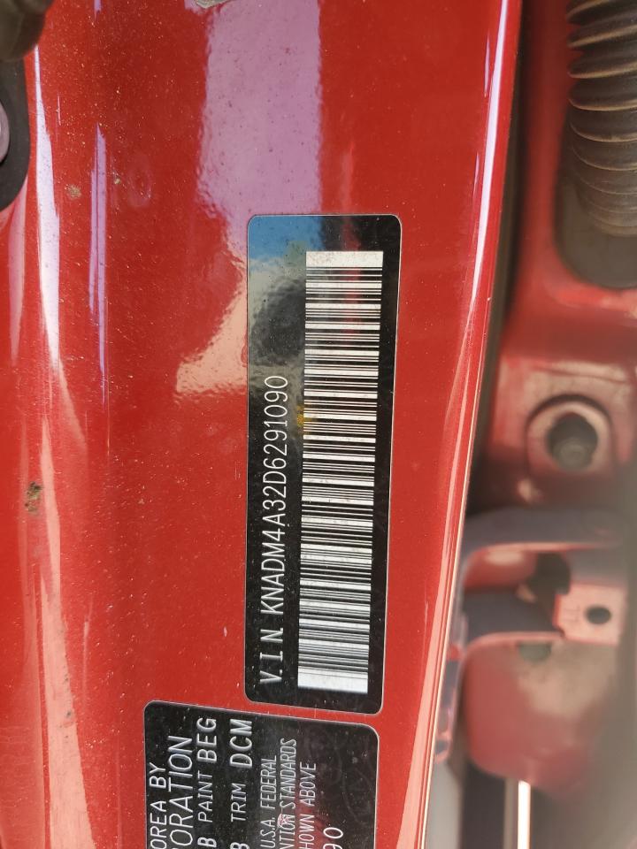 2013 Kia Rio Lx VIN: KNADM4A32D6291090 Lot: 67588724