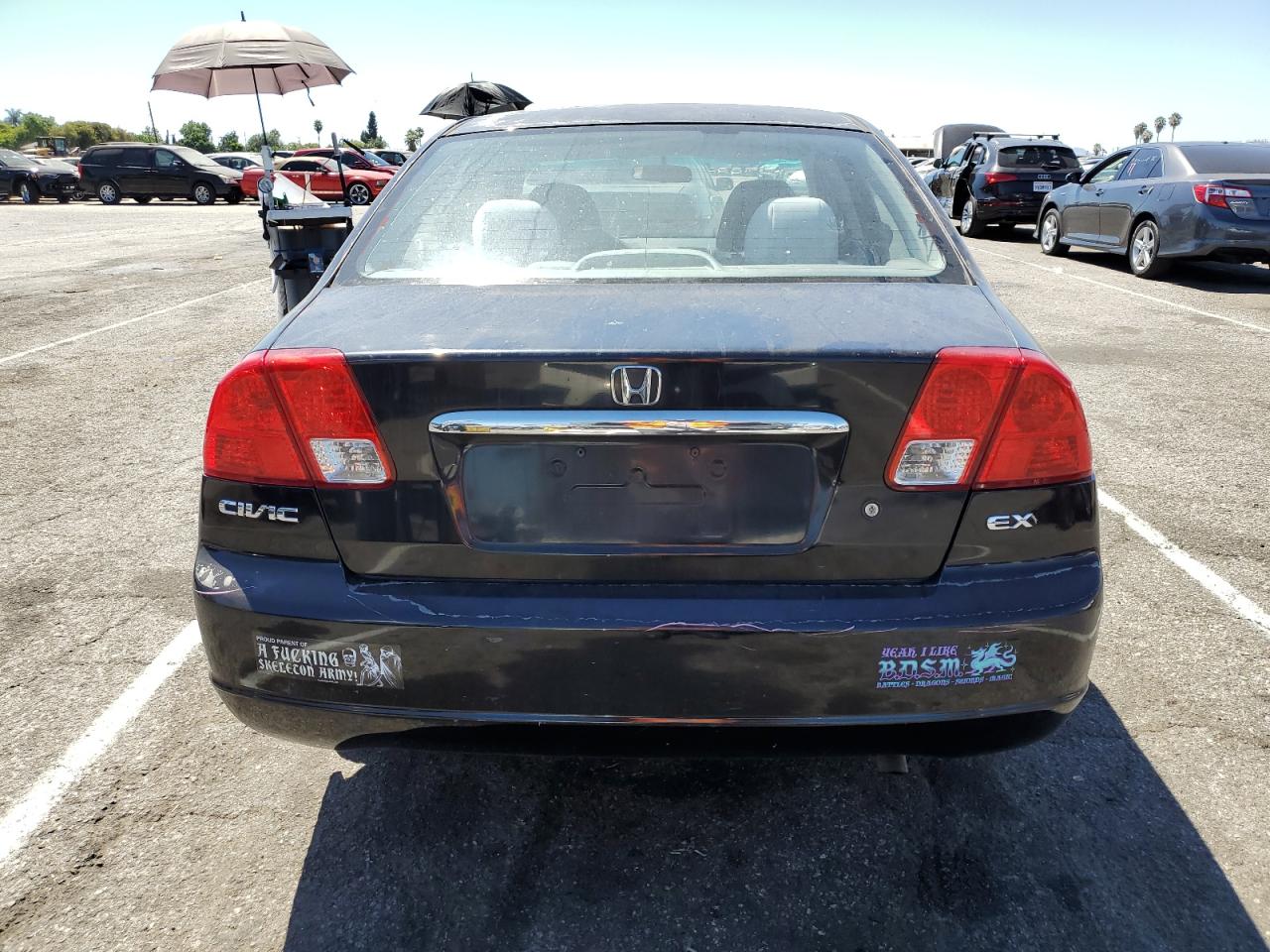 2003 Honda Civic Ex VIN: 2HGES26763H501072 Lot: 68129314