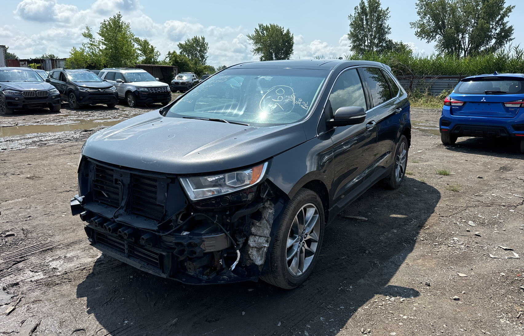 2016 Ford Edge Titanium vin: 2FMPK4K97GBB28347