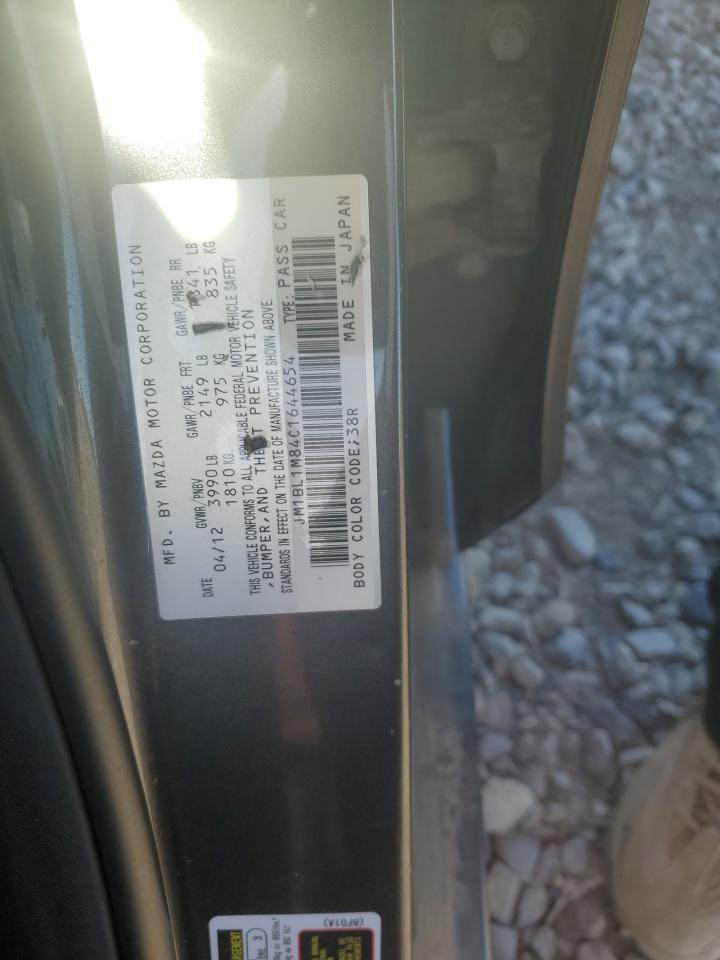 2012 Mazda 3 I VIN: JM1BL1M84C1644654 Lot: 67697274