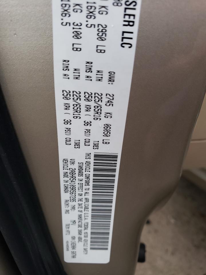 2009 Chrysler Town & Country Touring VIN: 2A8HR54109R567295 Lot: 67386414