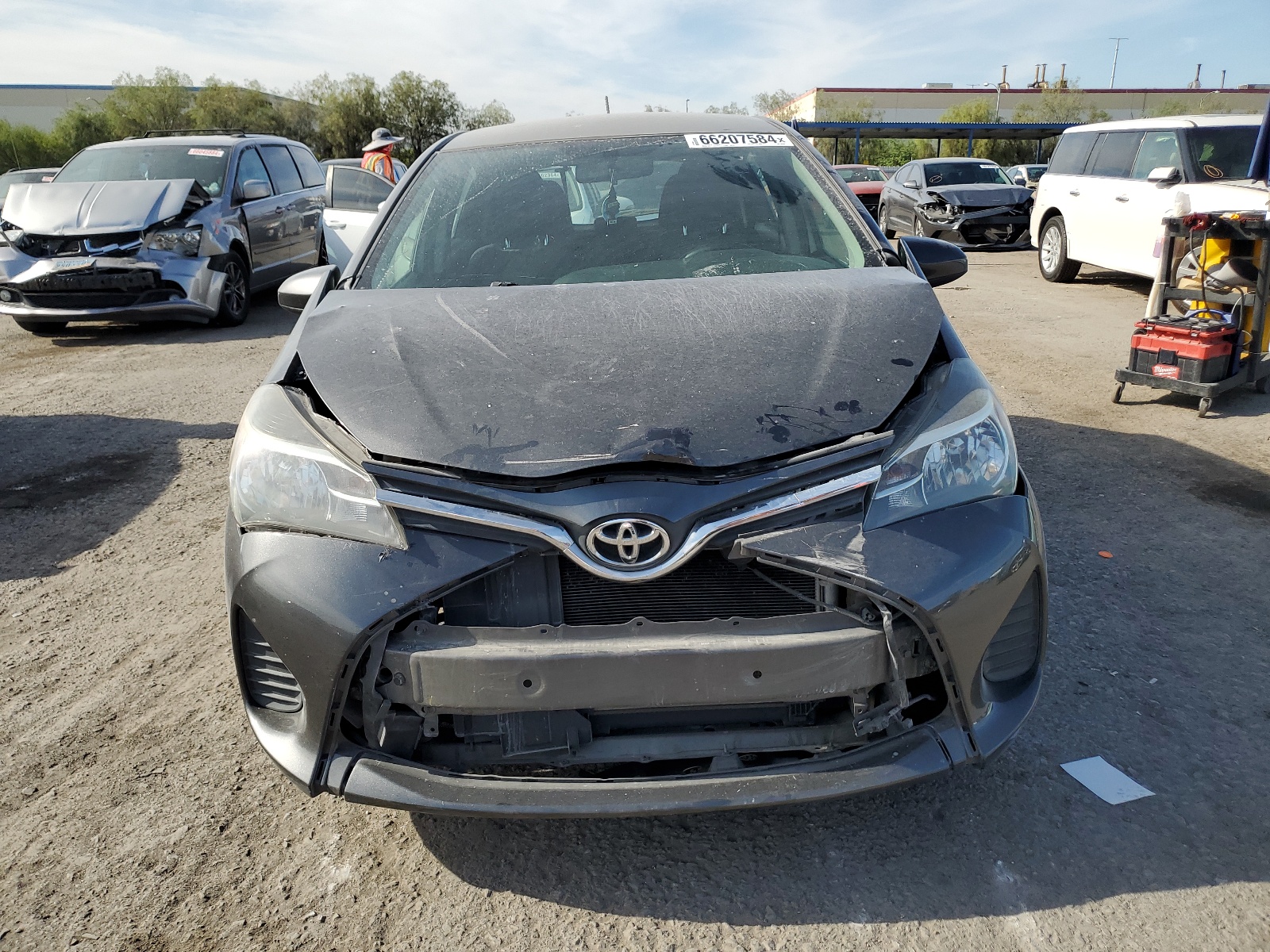 2015 Toyota Yaris vin: VNKKTUD35FA042296