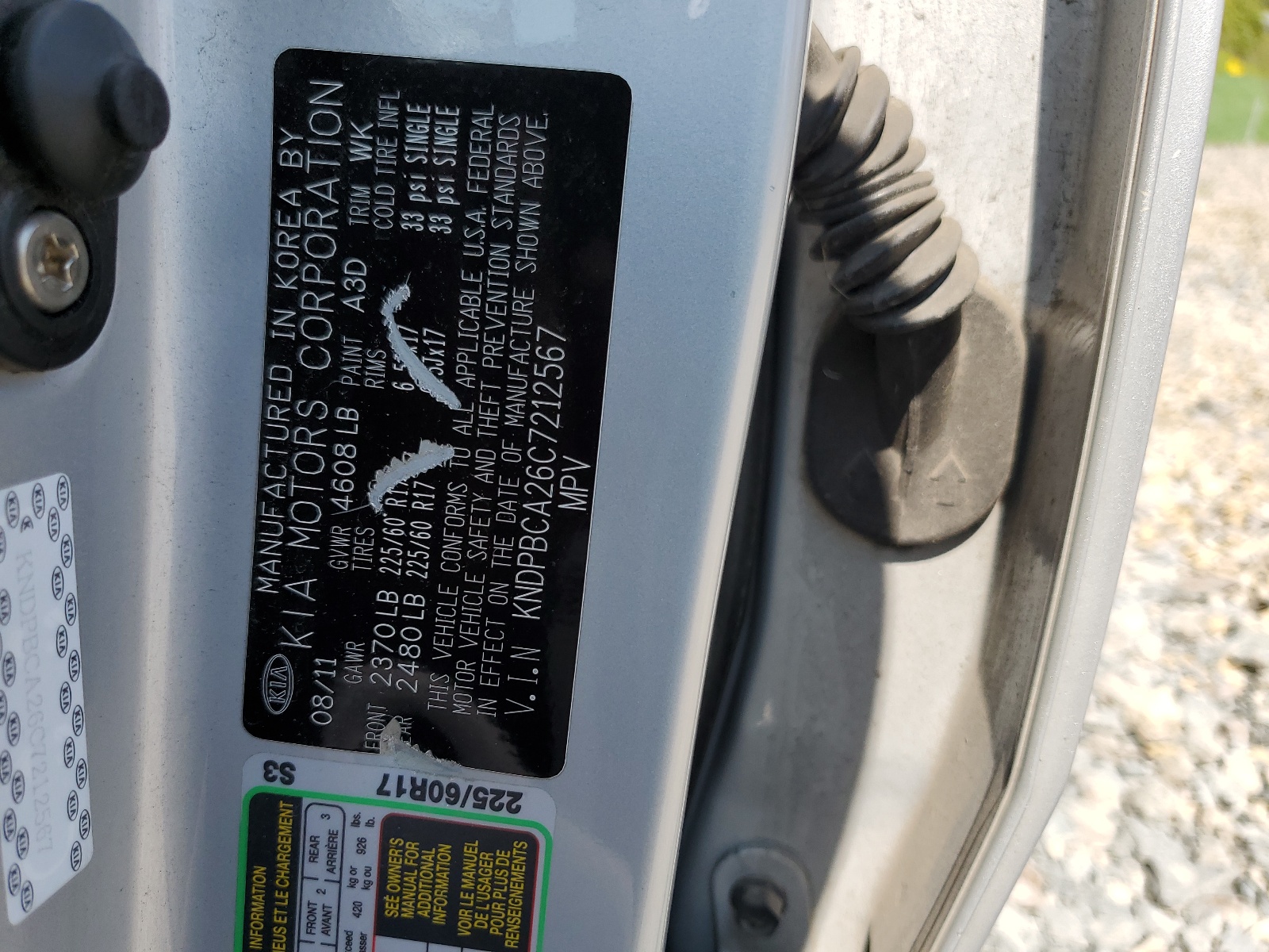 KNDPBCA26C7212567 2012 Kia Sportage Lx