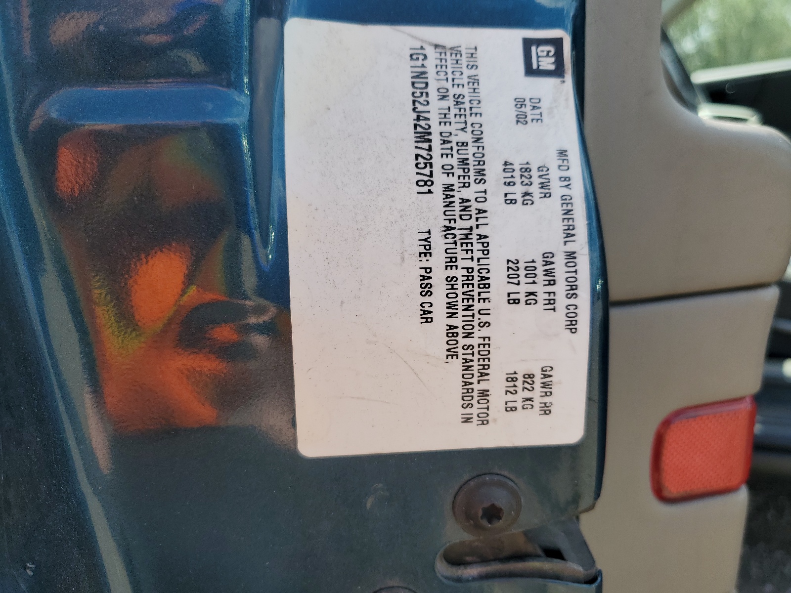 1G1ND52J42M725781 2002 Chevrolet Malibu