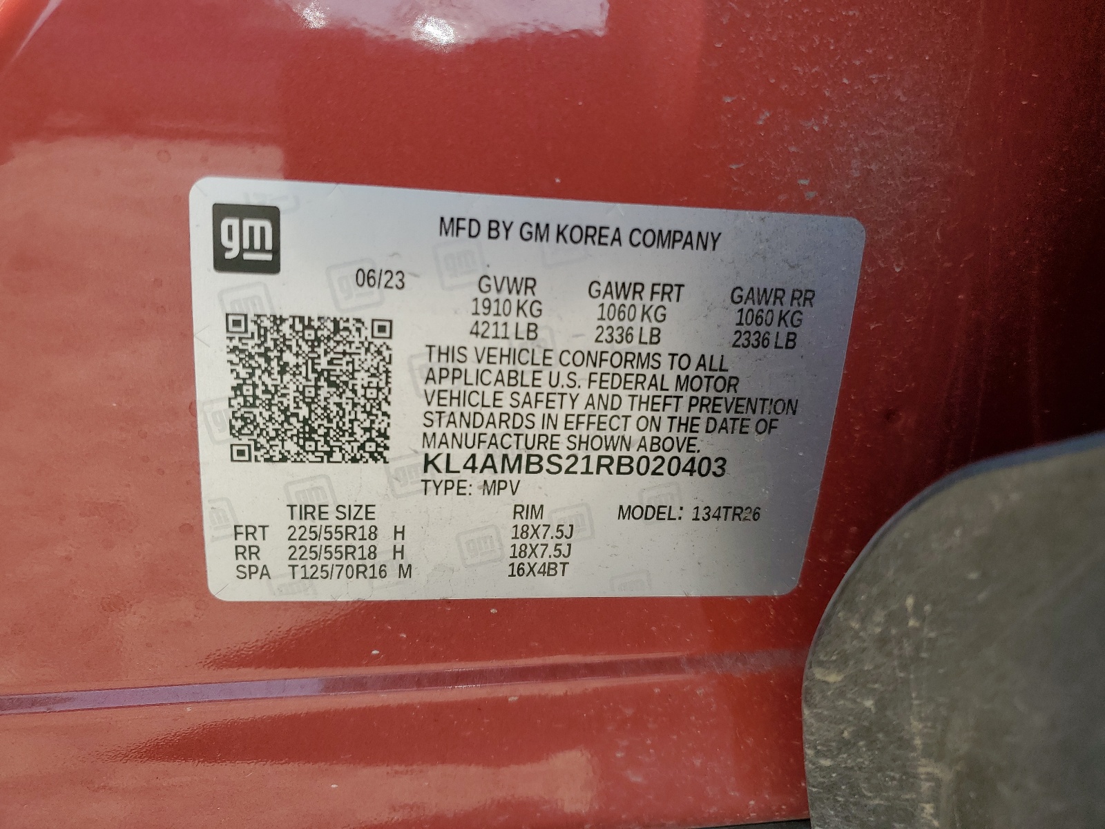 KL4AMBS21RB020403 2024 Buick Encore Gx Preferred