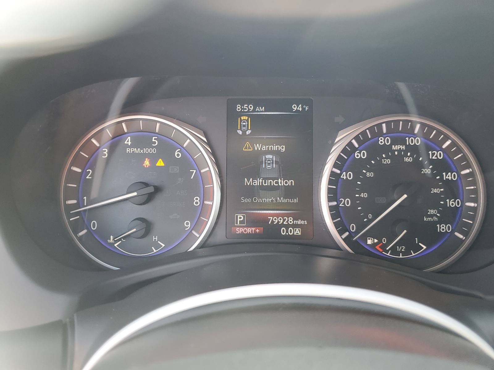 JN1FV7EL4KM440003 2019 Infiniti Q60 Red Sport 400