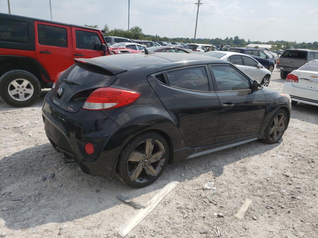 2014 Hyundai Veloster Turbo VIN: KMHTC6AE3EU206961 Lot: 69281124