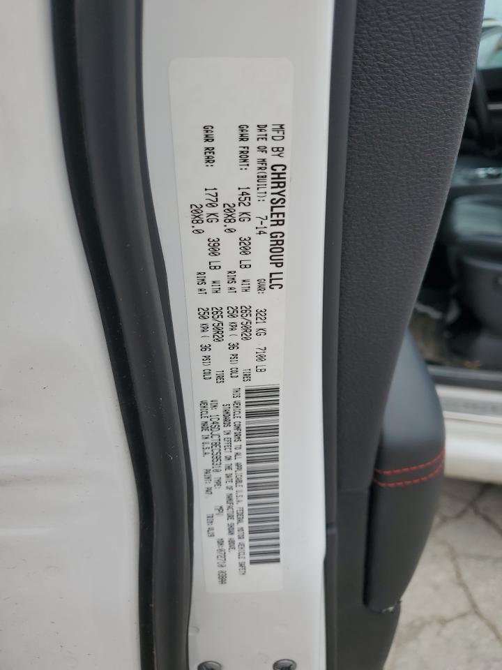 2014 Dodge Durango R/T VIN: 1C4SDJCT8EC595310 Lot: 66669404