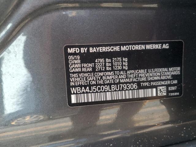 WBA4J5C09LBU79306 BMW 4 Series 440I GRAN 13