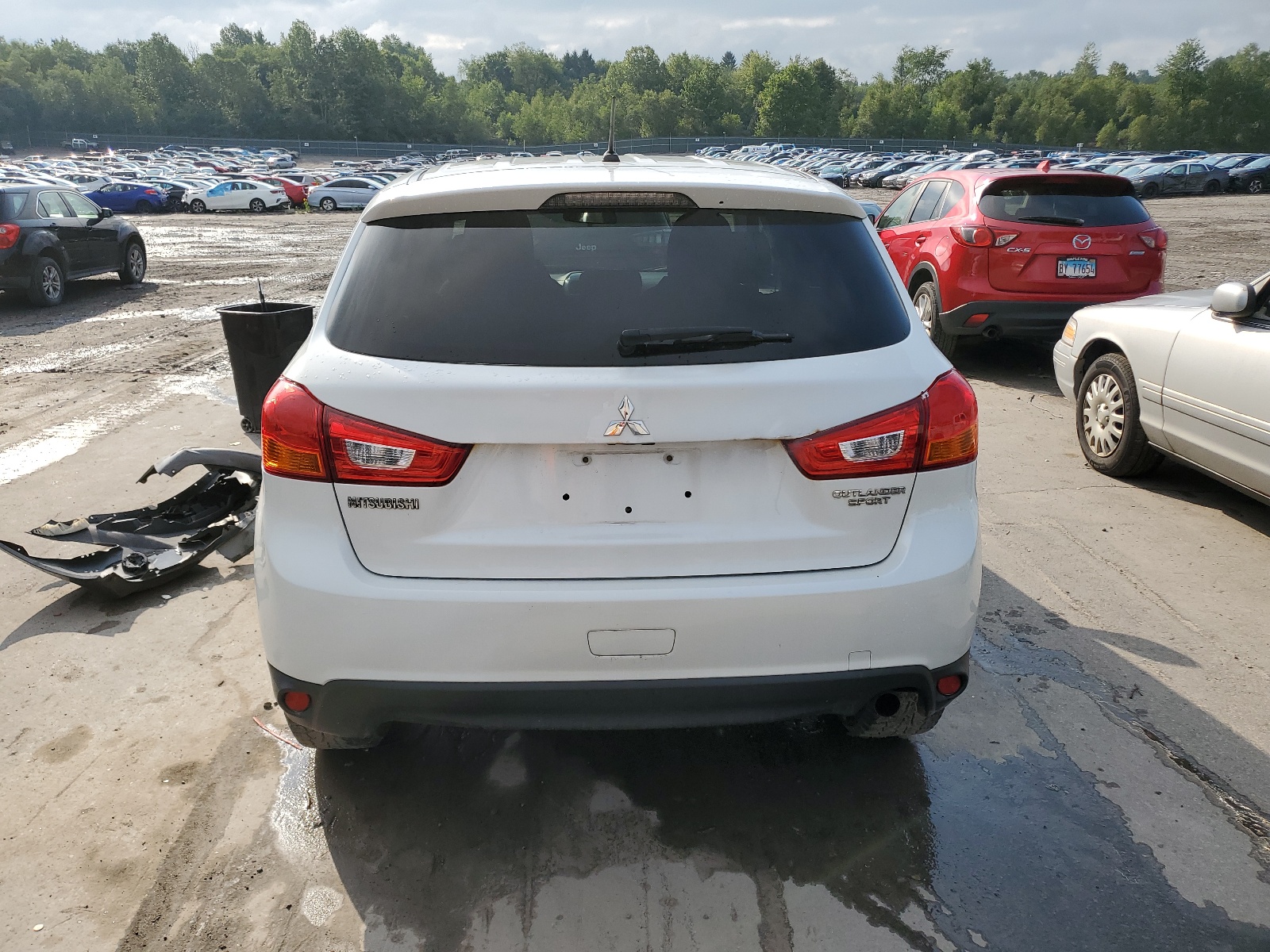 2014 Mitsubishi Outlander Sport Es vin: 4A4AR3AU7EE023212