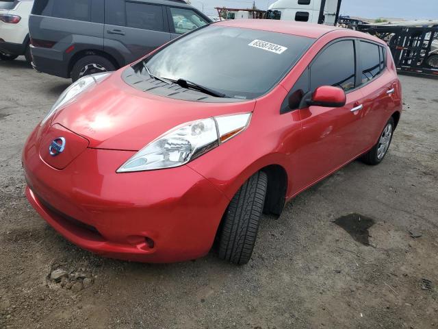  NISSAN LEAF 2017 Red