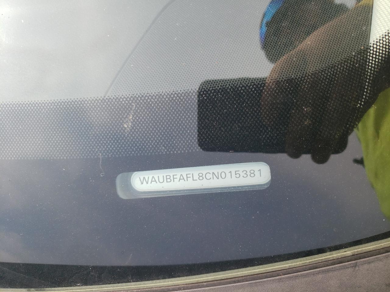 2012 Audi A4 Premium VIN: WAUBFAFL8CN015381 Lot: 61451944