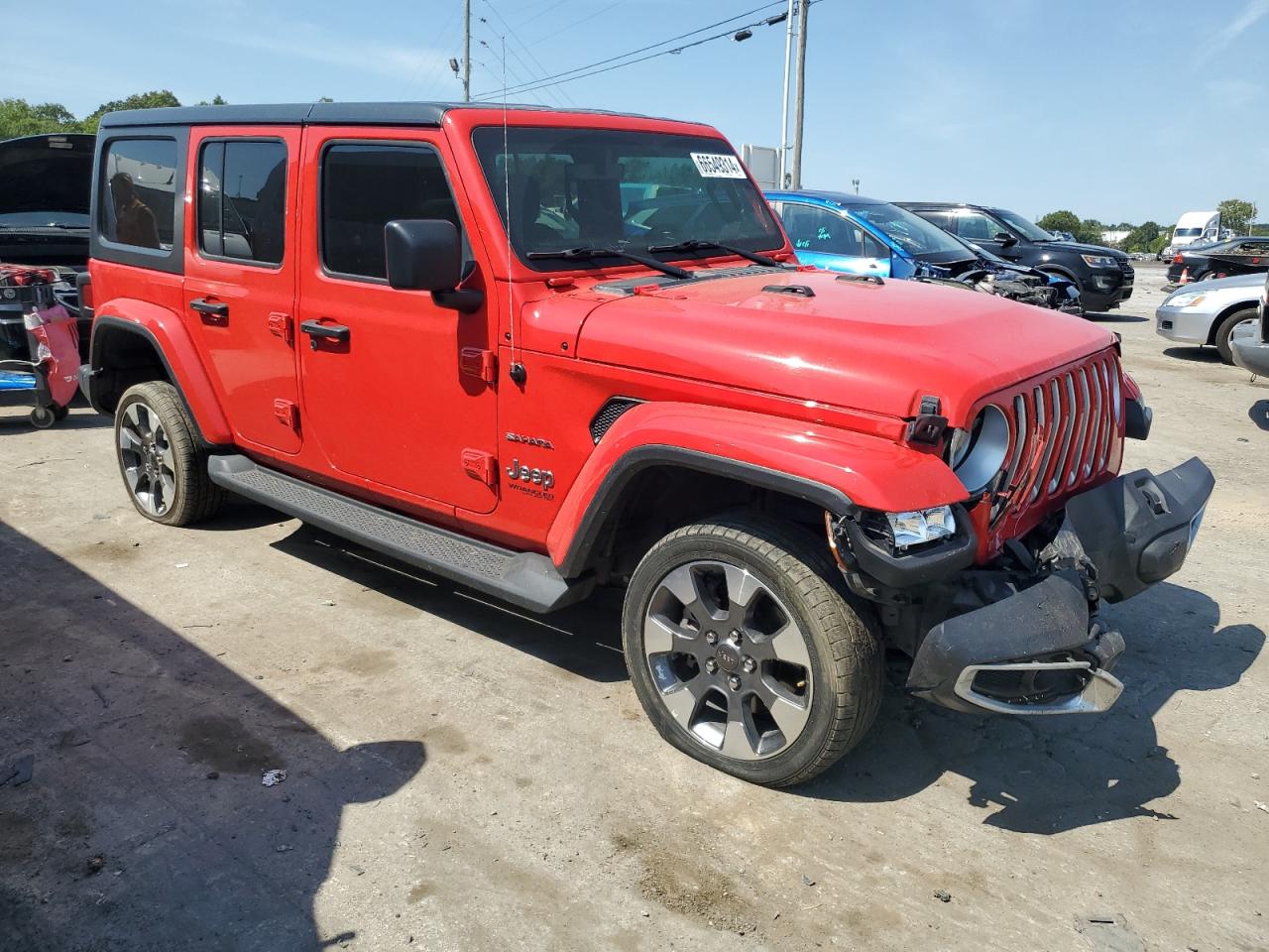 2021 Jeep Wrangler Unlimited Sahara VIN: 1C4HJXEG5MW656986 Lot: 66549314