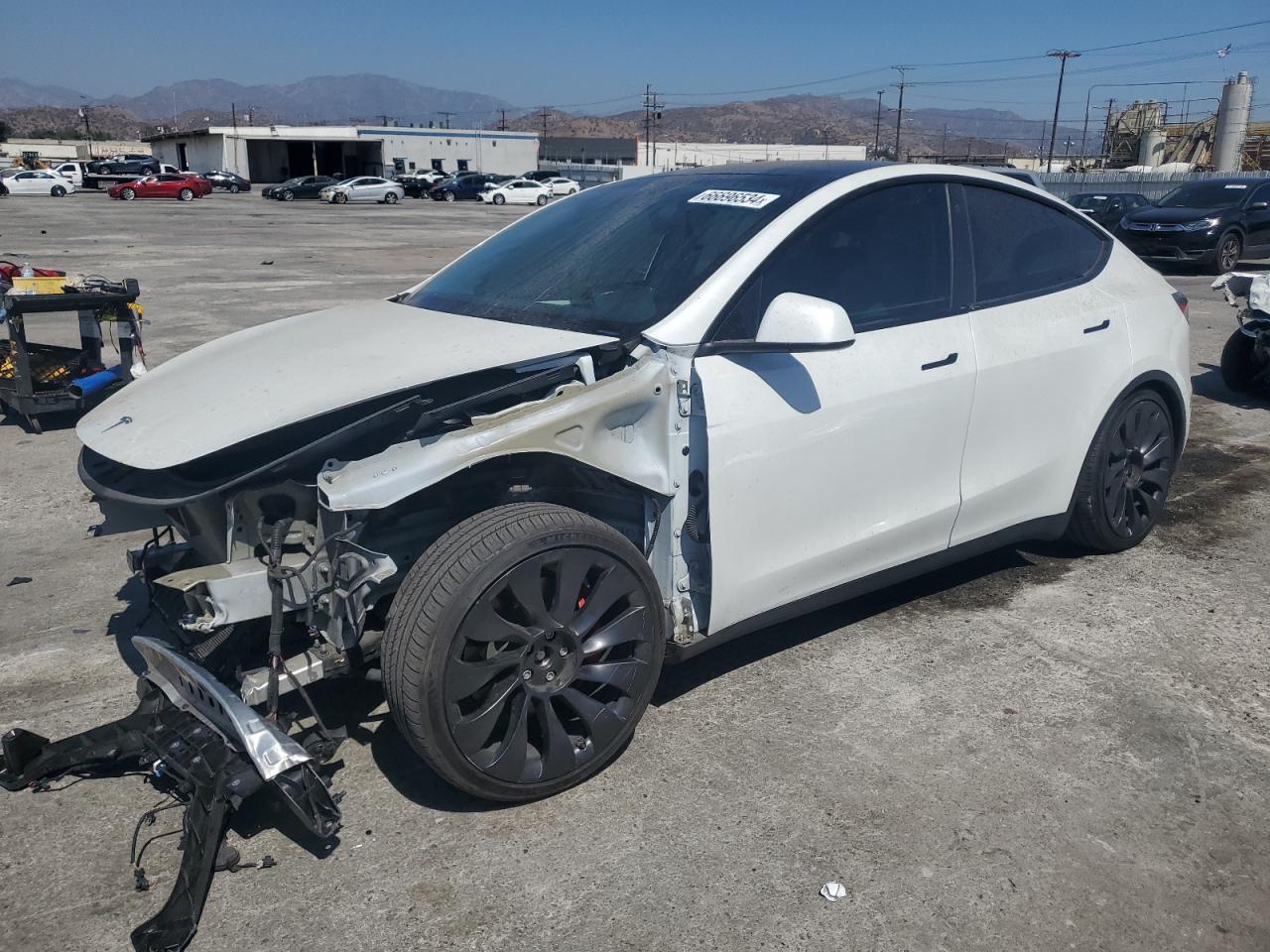 VIN 7SAYGDEF7PF605232 2023 TESLA MODEL Y no.1