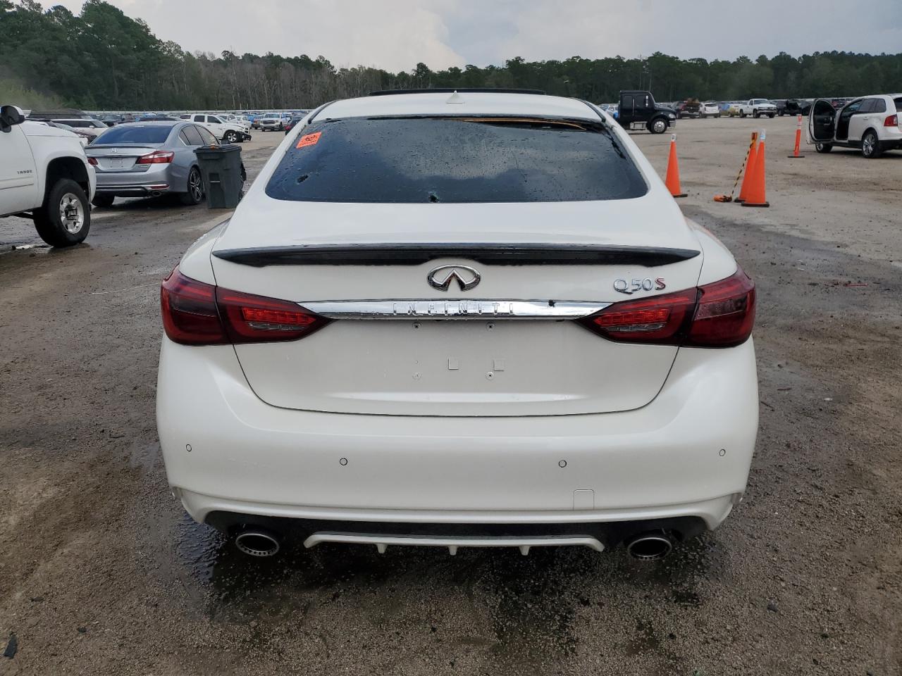 2018 Infiniti Q50 Red Sport 400 VIN: JN1FV7AP0JM460725 Lot: 67164154