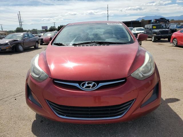  HYUNDAI ELANTRA 2016 Czerwony