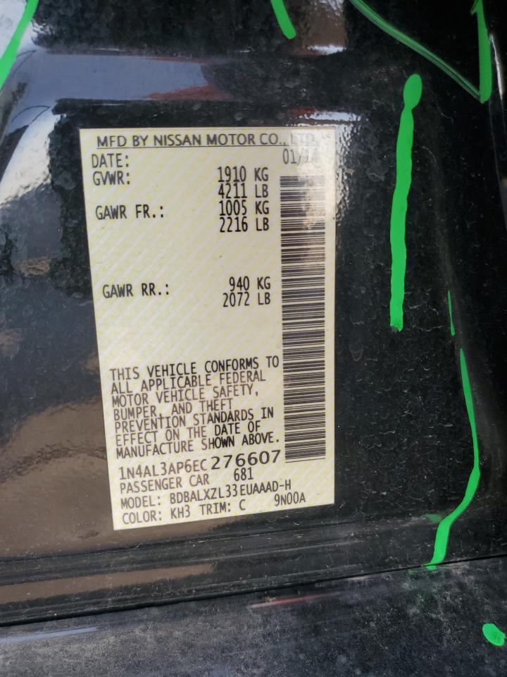 1N4AL3AP6EC276607 2014 Nissan Altima 2.5