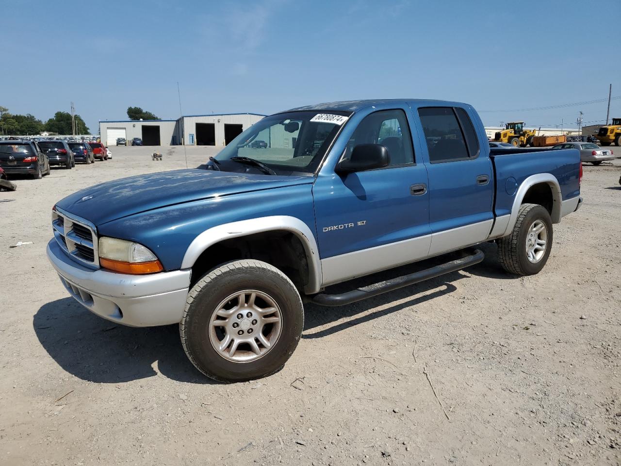 2002 Dodge Dakota Quad Slt VIN: 1B7HG48N52S552705 Lot: 66780874
