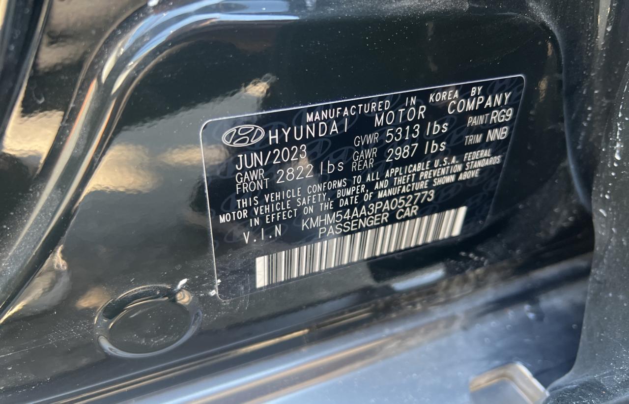 2023 Hyundai Ioniq 6 Limited VIN: KMHM54AA3PA052773 Lot: 69114404