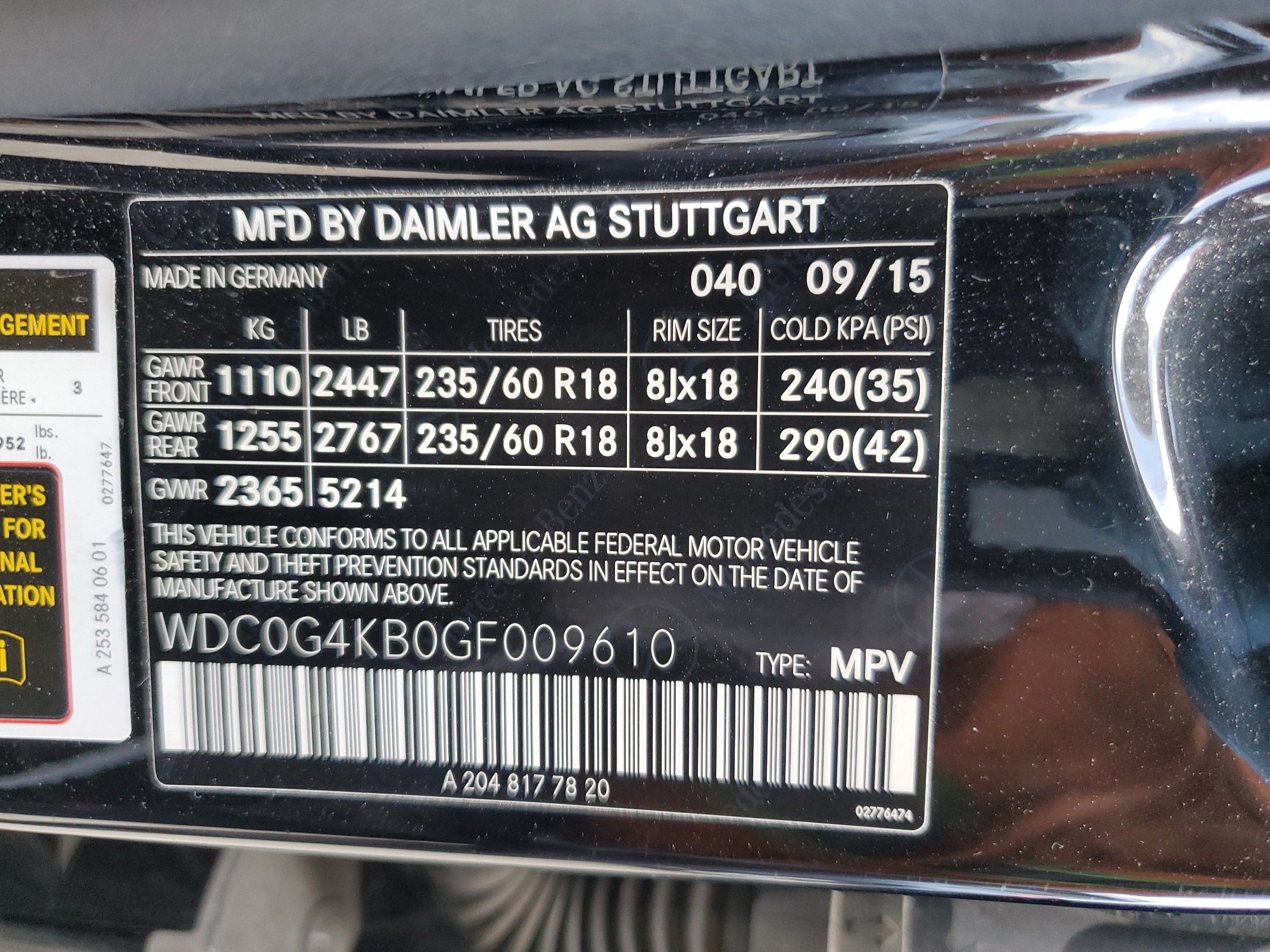 WDC0G4KB0GF009610 2016 Mercedes-Benz Glc 300 4Matic