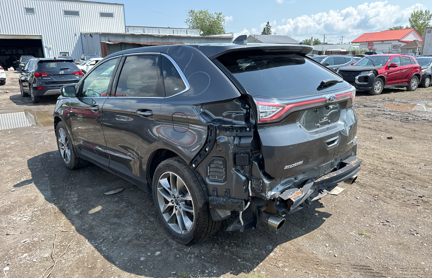 2016 Ford Edge Titanium vin: 2FMPK4K97GBB28347