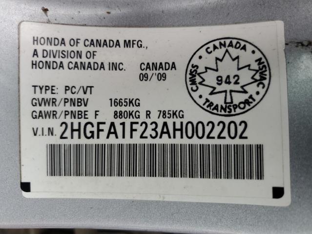 2010 HONDA CIVIC DX