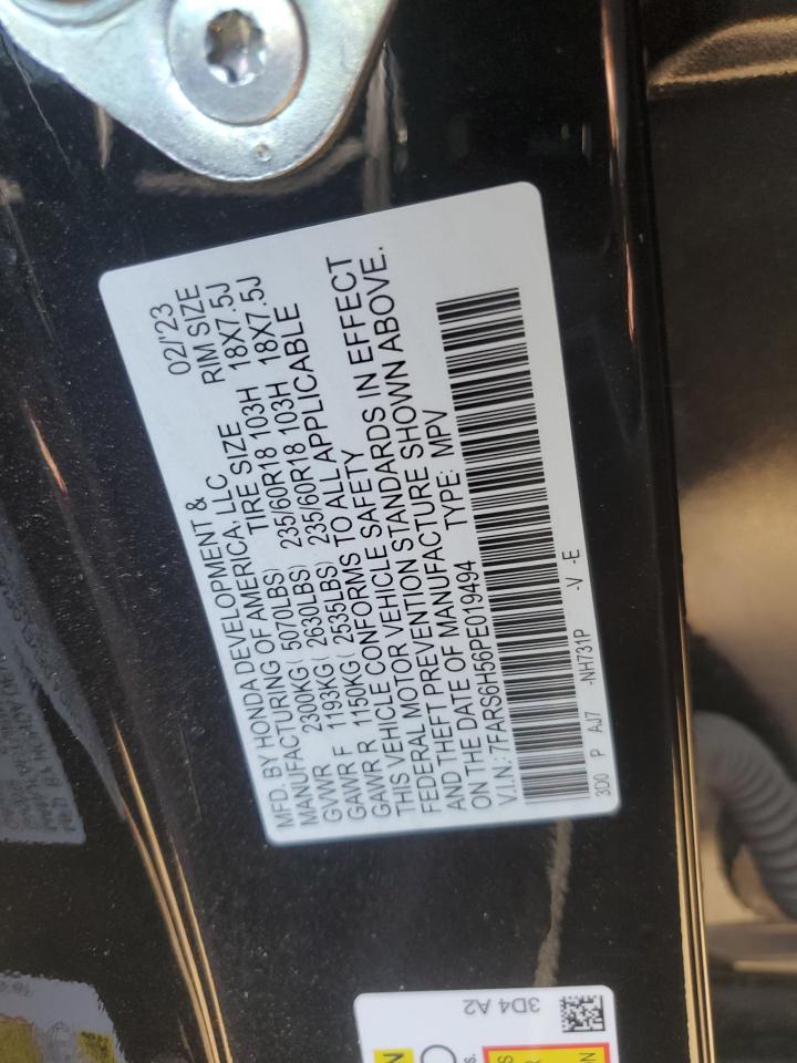 2023 Honda Cr-V Sport VIN: 7FARS6H56PE019494 Lot: 66414554