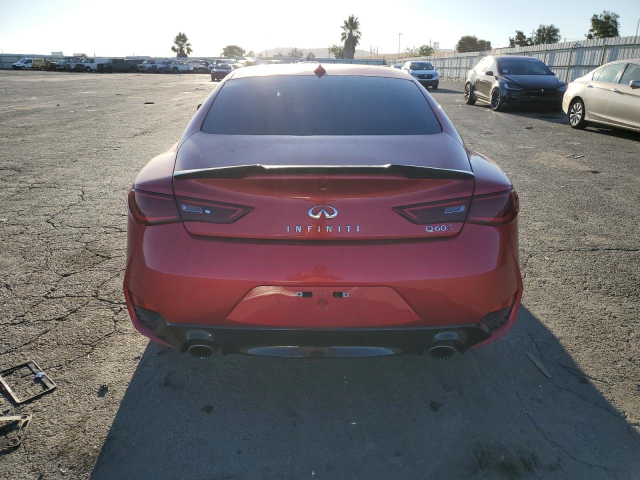 2019 Infiniti Q60 Red Sport 400 VIN: JN1FV7EK5KM360118 Lot: 67556994