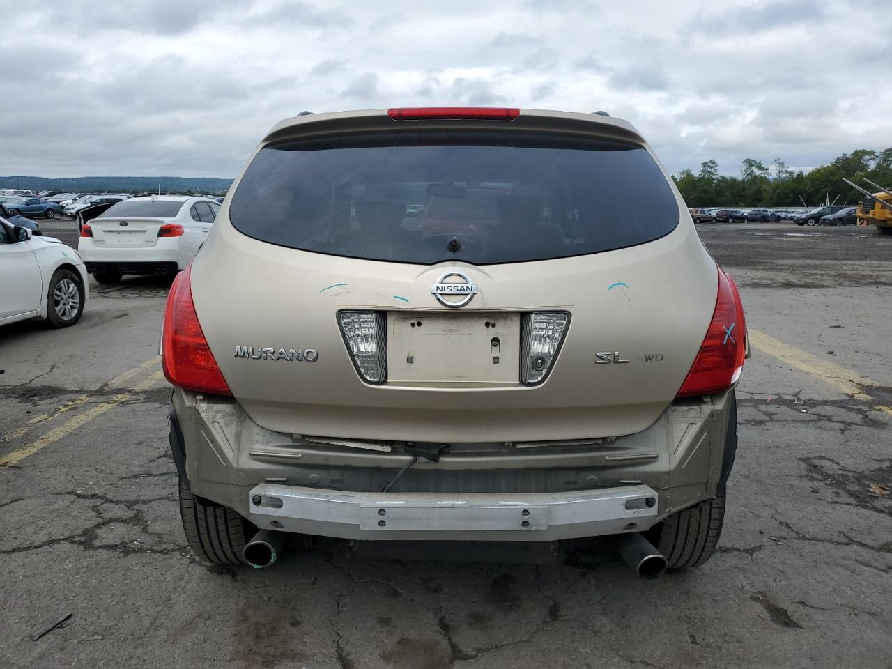 2005 Nissan Murano Sl VIN: JN8AZ08W25W400492 Lot: 69507604