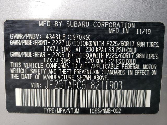 JF2GTAPC6L8211903 Subaru Crosstrek  12