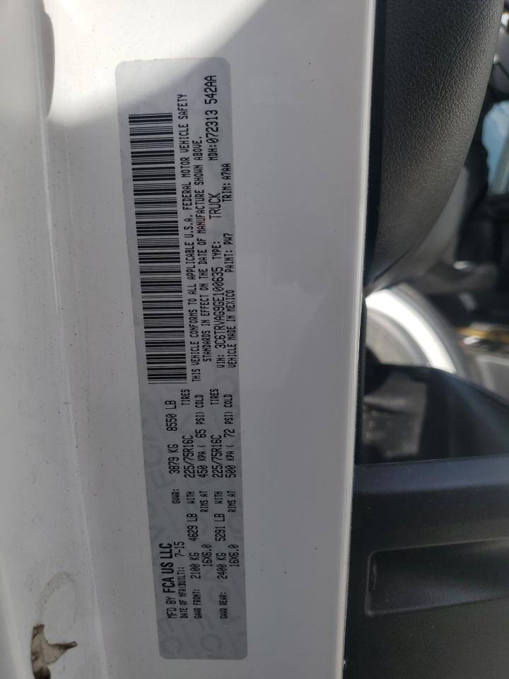 3C6TRVAG9GE100635 2016 Ram Promaster 1500 1500 Standard