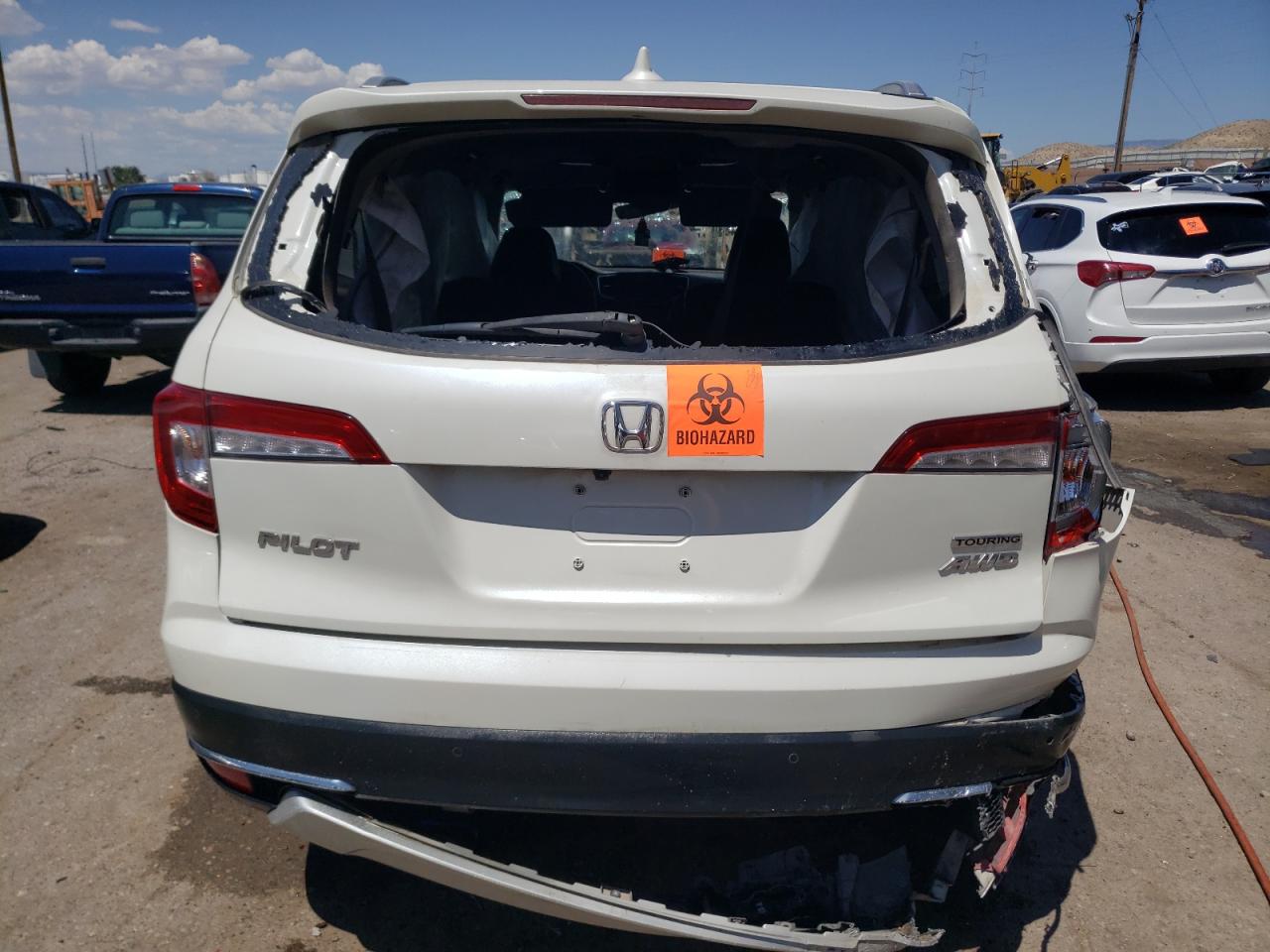 2019 Honda Pilot Touring VIN: 5FNYF6H60KB027460 Lot: 65475694