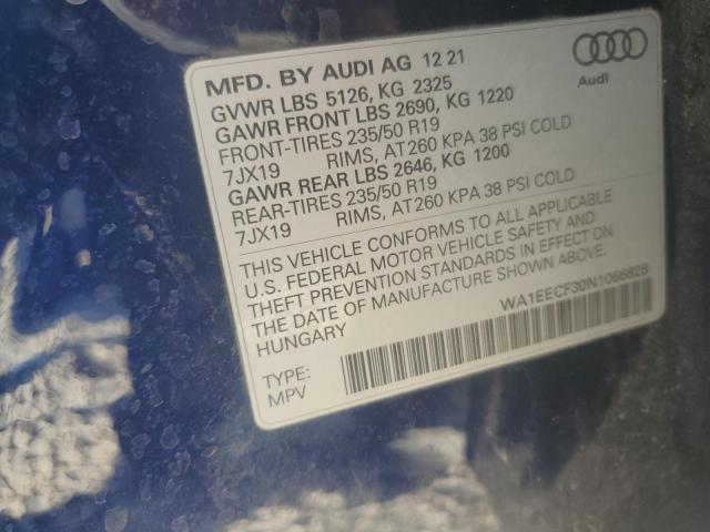 WA1EECF30N1066828 Audi Q3 PREMIUM 12