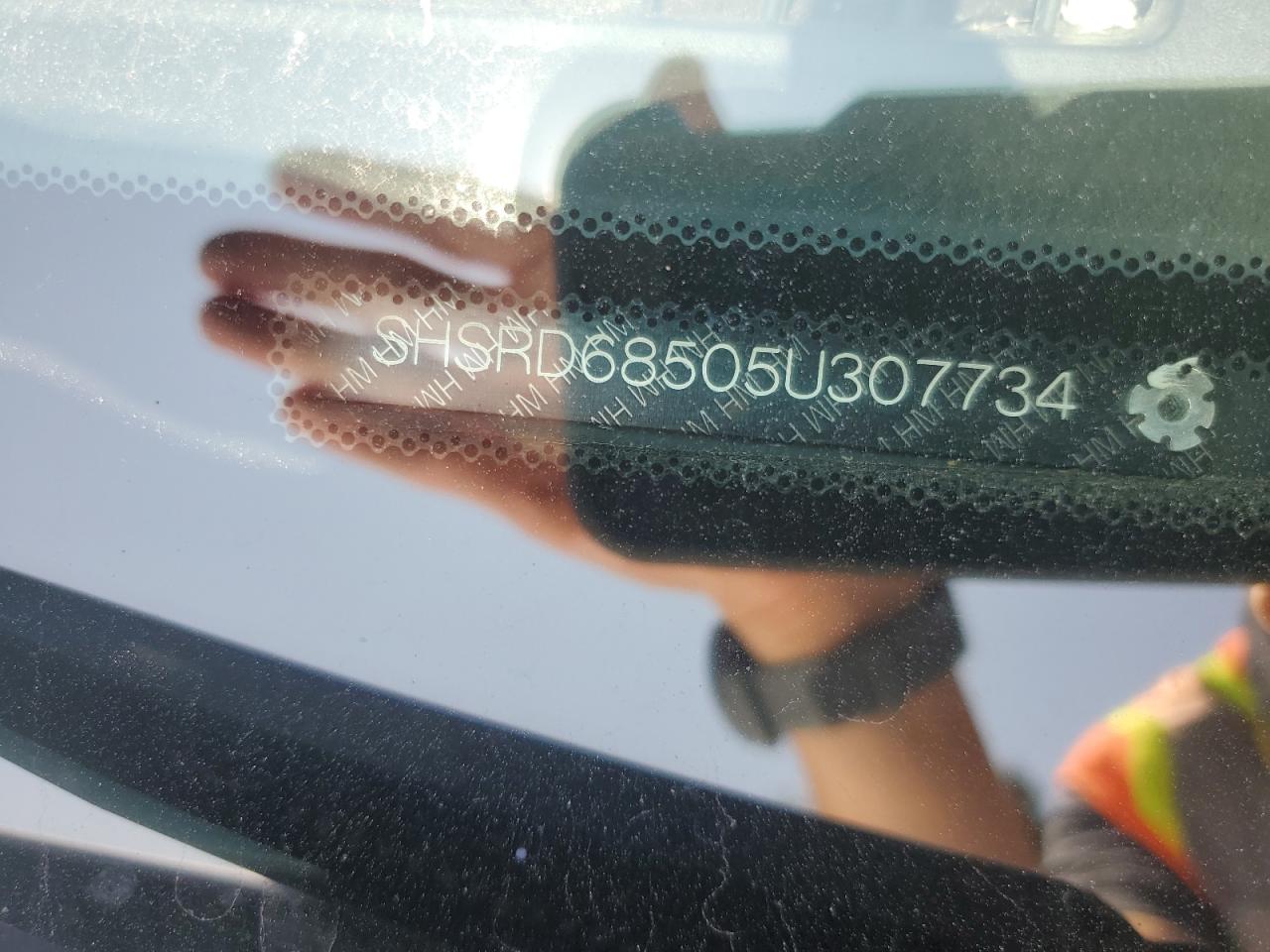 2005 Honda Cr-V Lx VIN: SHSRD68505U307734 Lot: 68873374