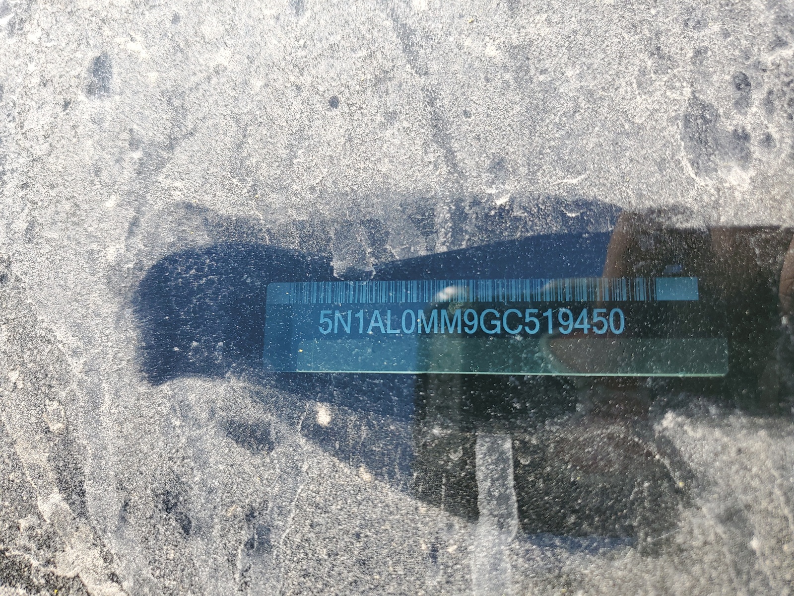 5N1AL0MM9GC519450 2016 Infiniti Qx60