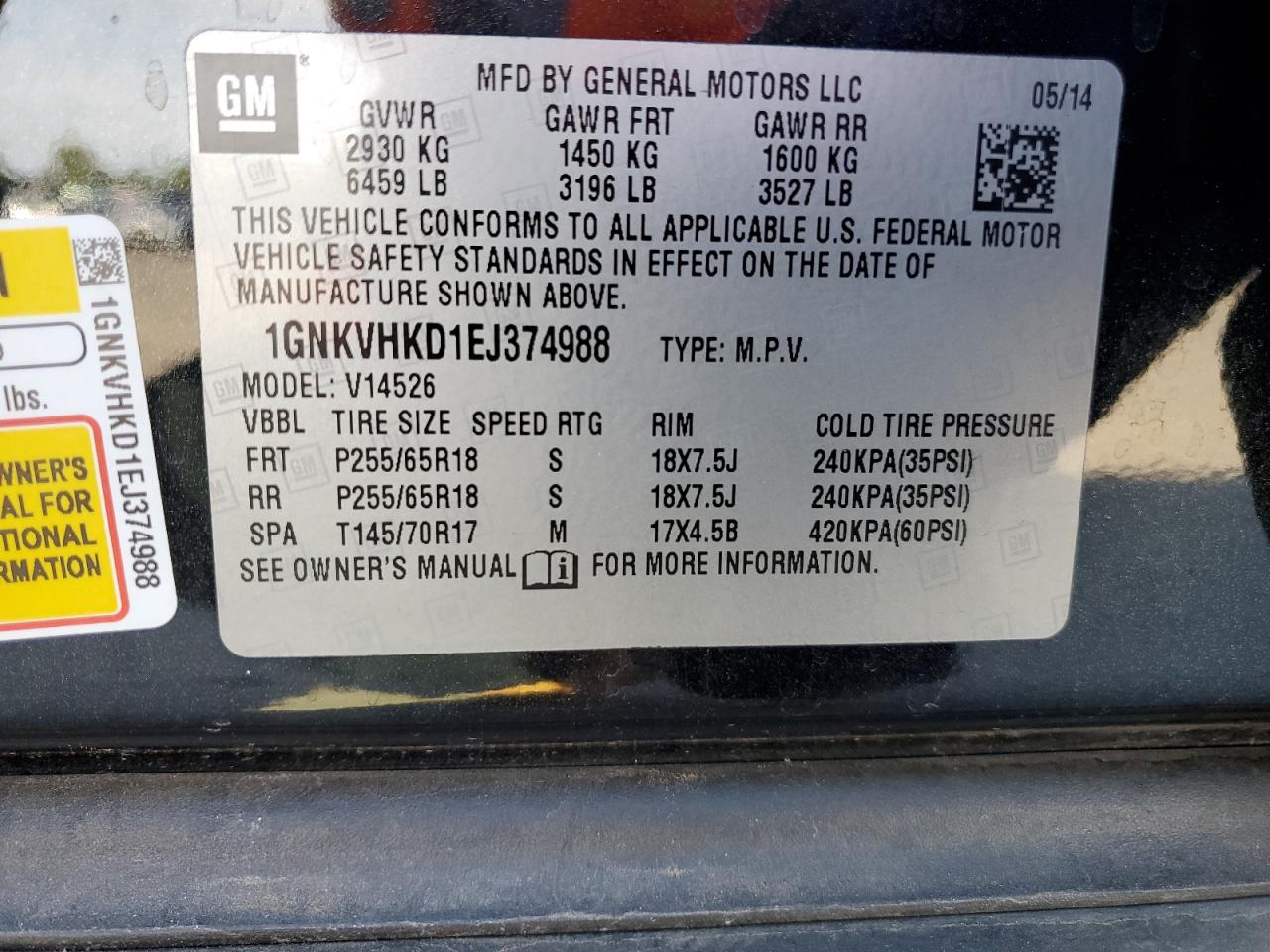 2014 Chevrolet Traverse - Image 12