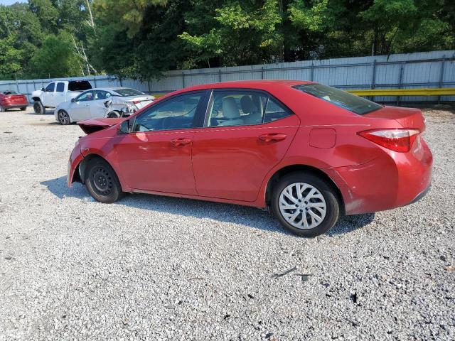  TOYOTA COROLLA 2018 Czerwony