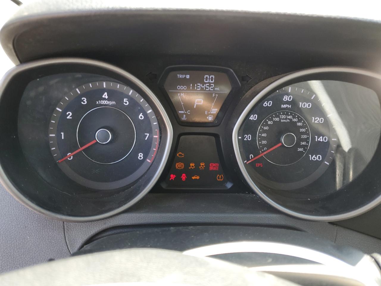 2013 Hyundai Elantra Gls VIN: 5NPDH4AE7DH343599 Lot: 66337674