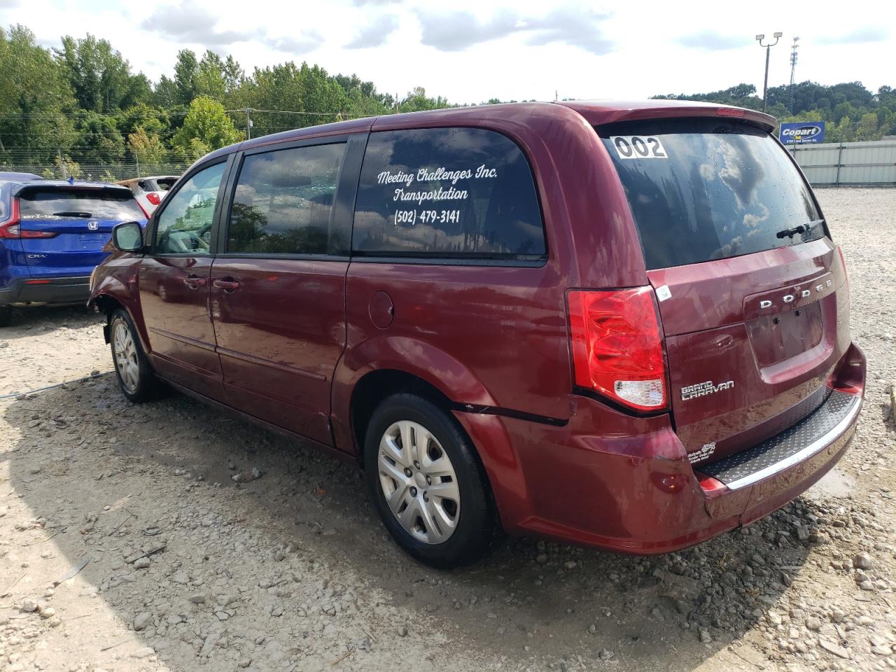 VIN 2C4RDGBG3HR555492 2017 DODGE CARAVAN no.2