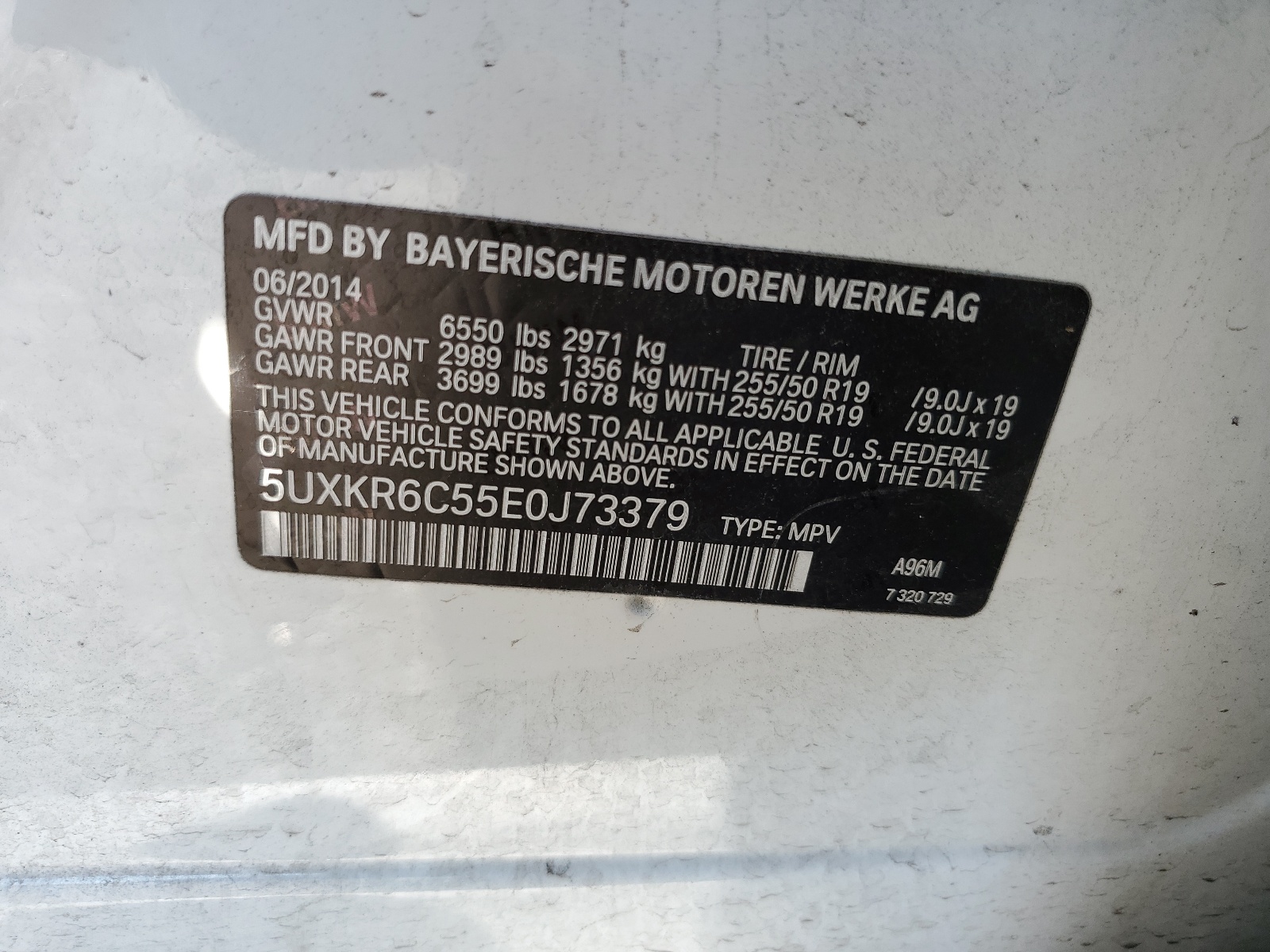 5UXKR6C55E0J73379 2014 BMW X5 xDrive50I