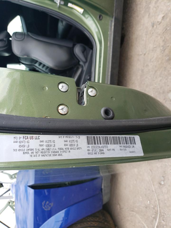 2018 Dodge Challenger Srt Hellcat VIN: 2C3CDZC9XJH327572 Lot: 66310954