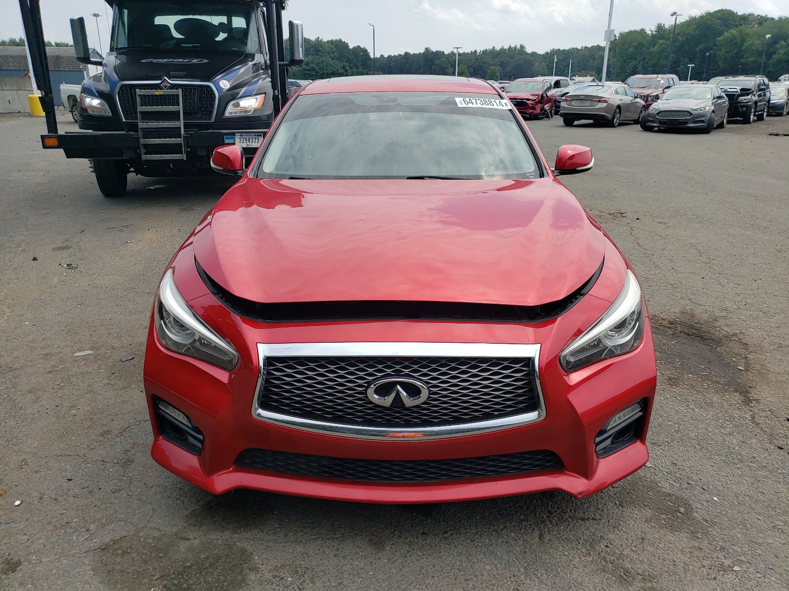2017 Infiniti Q50 Red Sport 400 vin: JN1FV7AP3HM850924