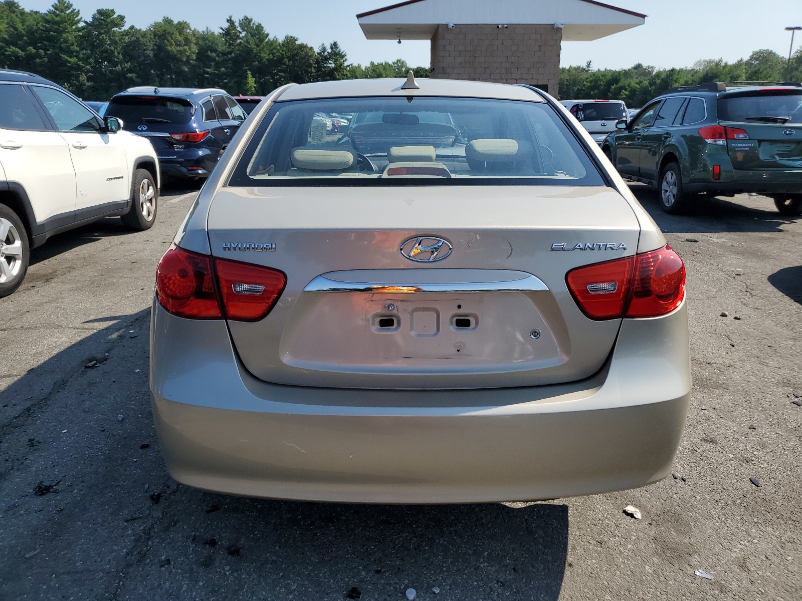 KMHDU4AD6AU833323 2010 Hyundai Elantra Blue